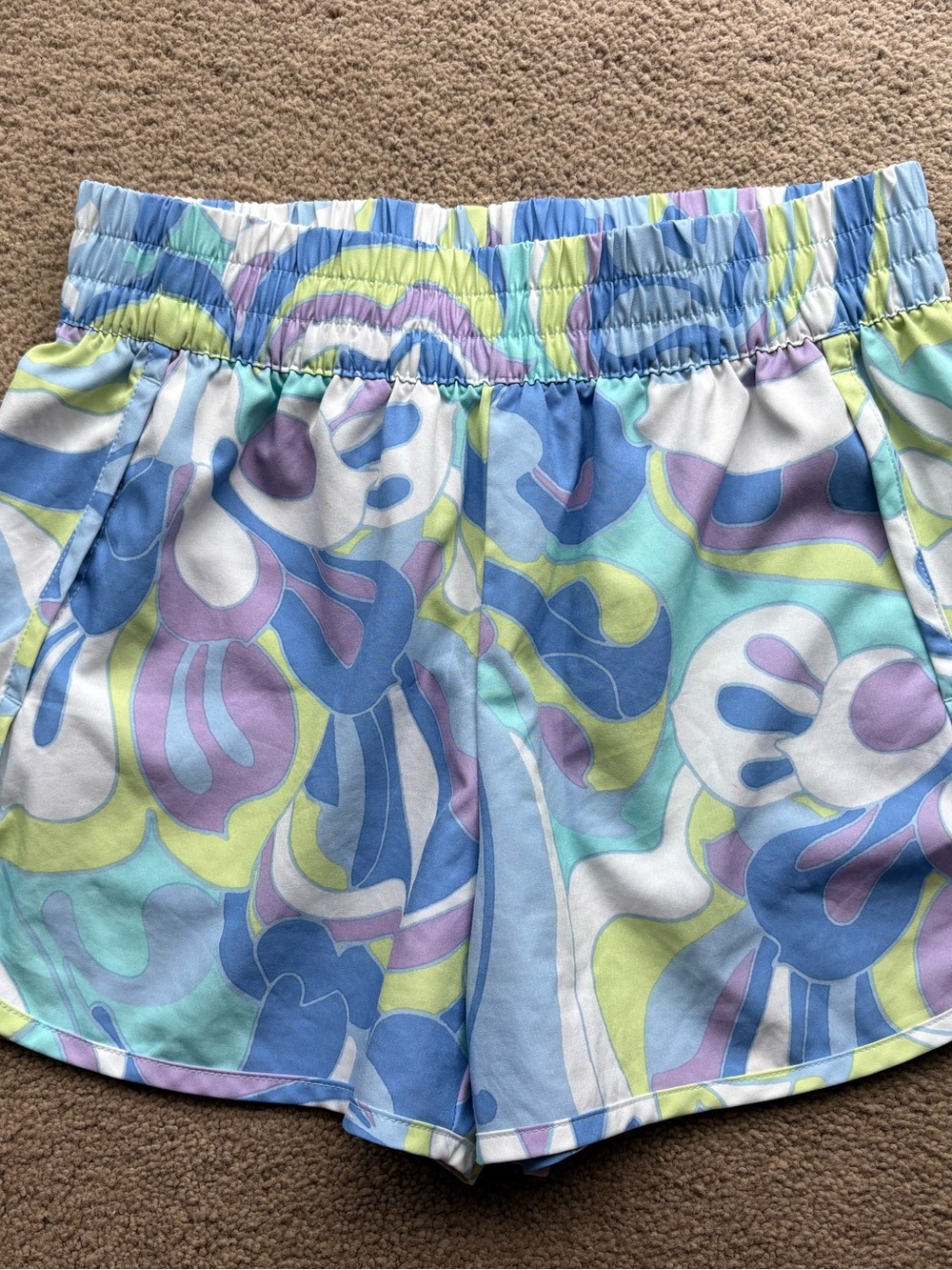 GAP Pastel Floral Swim Shorts in Blue, Lavender & Lime
